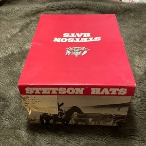 Vintage Stetson original cowboy hat. Never worn, still in original box.